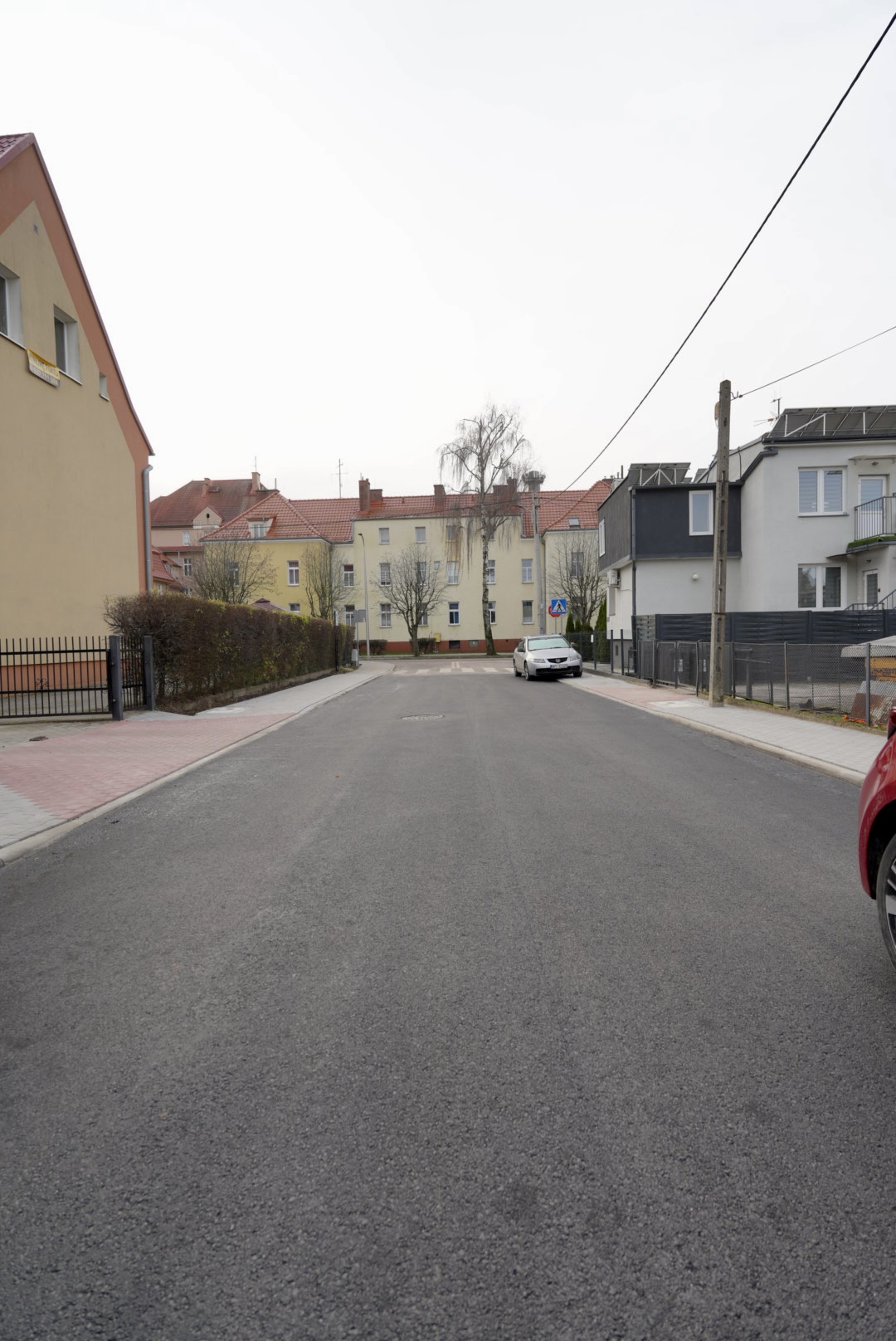 ul. Sportowa po remoncie w 2025