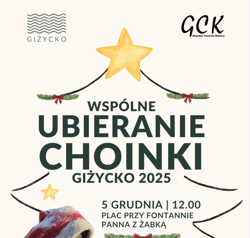 Ubieranie choinki miejskiej