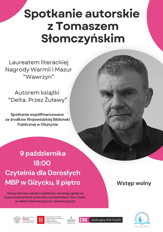  Spotkanie z Laureatem Literackiej Nagrody „Wawrzyn”